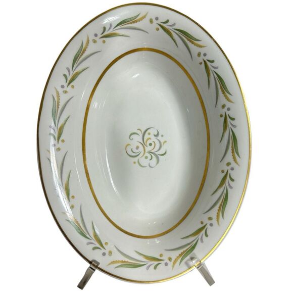 VTG Royal Jackson Fine China Oval Serveware Dish Bowl 10” Ceramic Autumn Pattern - Picture 1 of 7